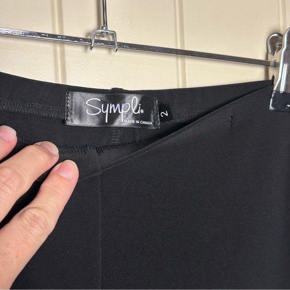 Sympli Women’s Narrow Pant Midi Black Size 2 Excellent Condition $141 - Picture 9 of 13